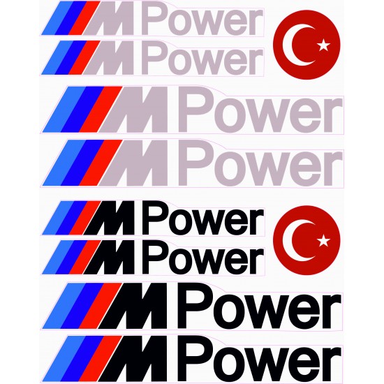 M POWER A4 STİCKER